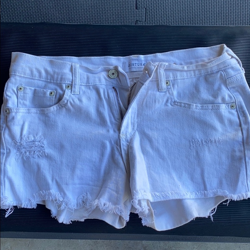 White shorts